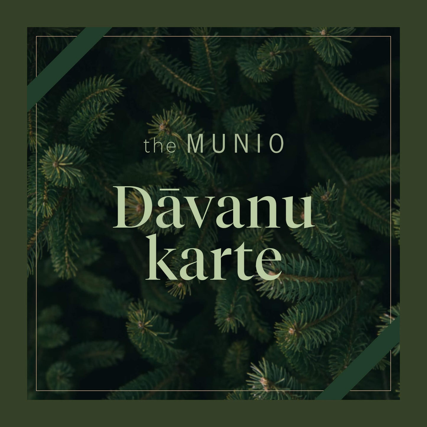 the MUNIO dāvanu karte