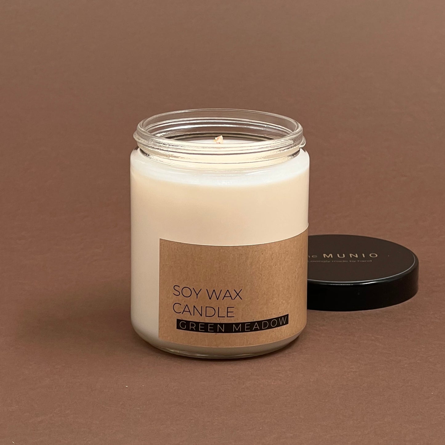 Saulgriežu pļavas svece stikla burciņā