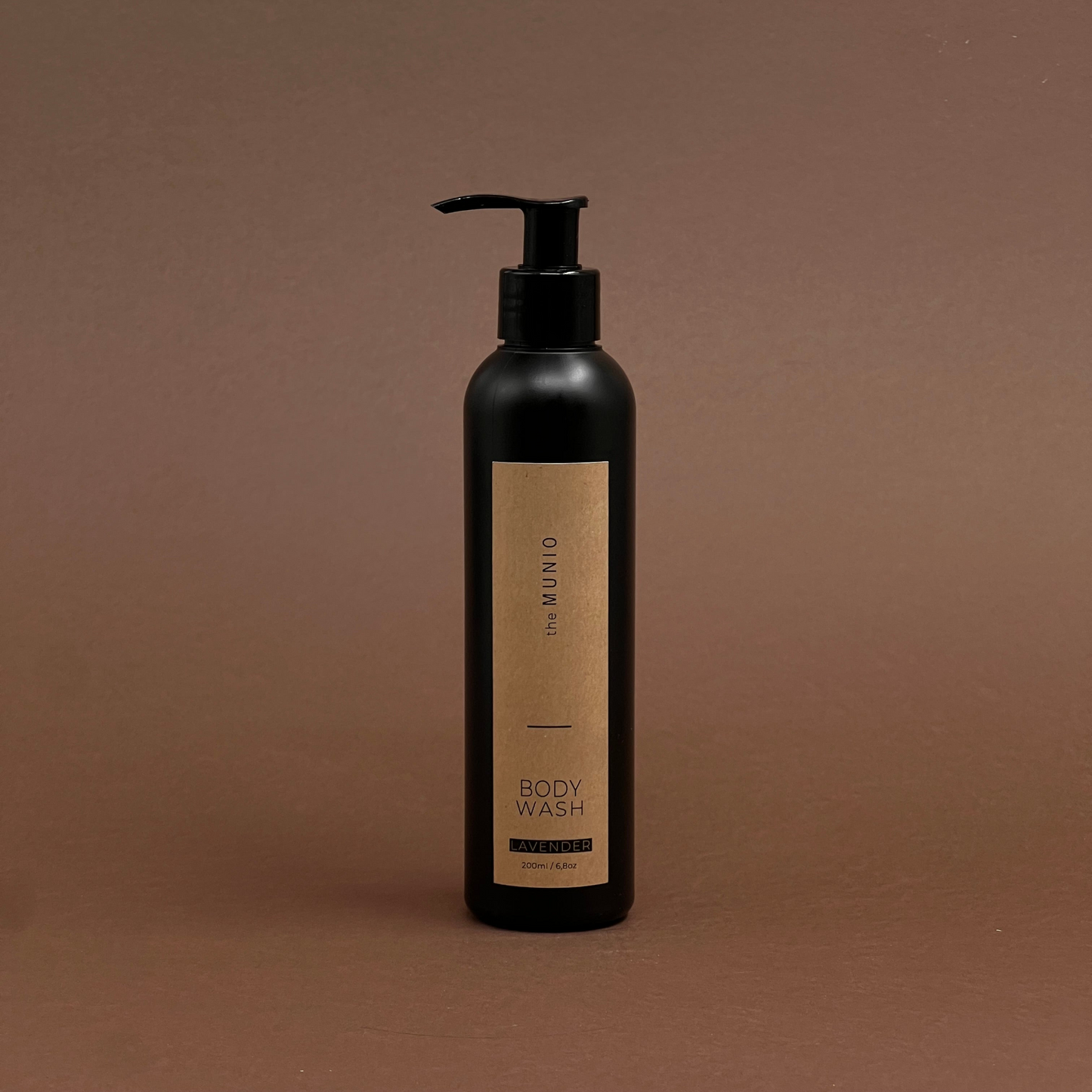 Lavandas dušas želeja 200ml melnā pudelē