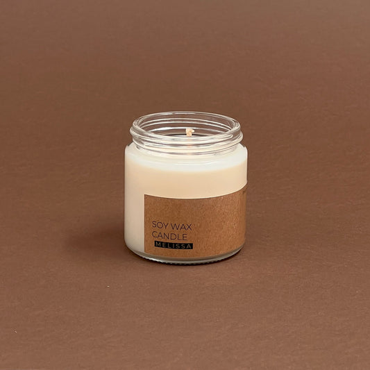 Melisas mazā svece stikla burciņā