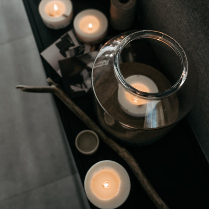 Rose mini pillar candle